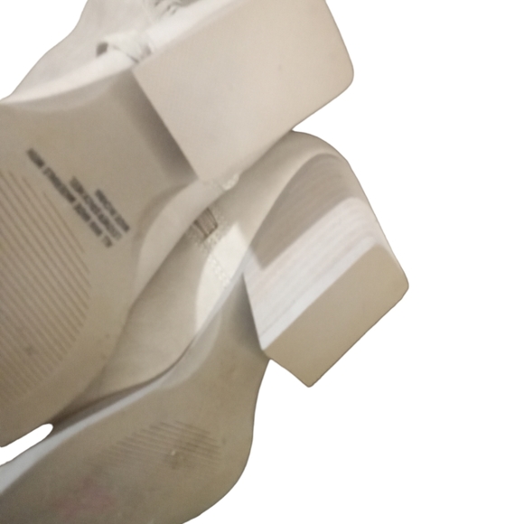 DV by Dolce Vita Buckle Khloe Fringe Western Boot Ivory Size 7 - Picture 9 of 12